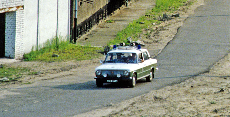 Patrouillenfahrzeug der DDR Volkspolizei