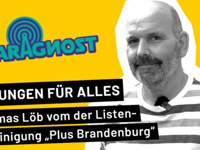 Thomas Löb kandidiert für das Listenbündnis „Plus Brandenburg“