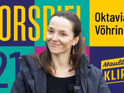 Die Choreografin Oktavia Zoe Vöhringer im VORSPIEL-Adventskalender-Interview