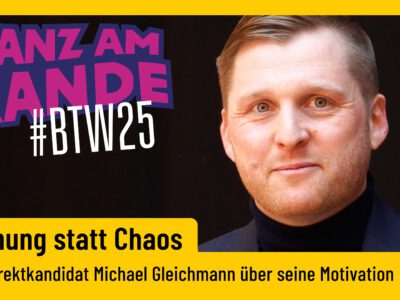 AfD-Direktkandidat für Treptow-Köpenick, Michael Gleichmann im Interview zur Bundestagswahl 2025