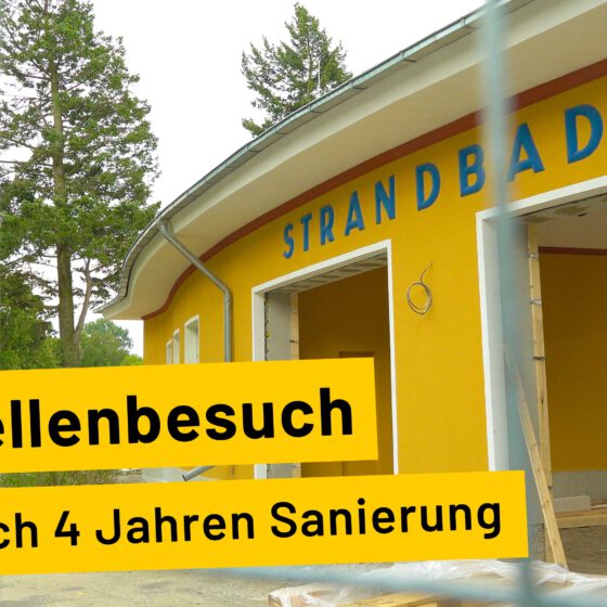 Baustelle Strandbad Müggelsee