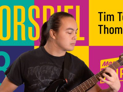 Der Musiker Tim Tom Thomas