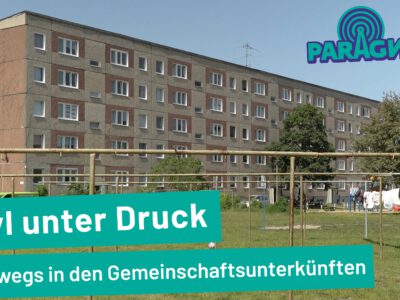 Wohnkomplex für Flüchtlinge in Neuhardenberg, im Landkreis Märkisch Oderland