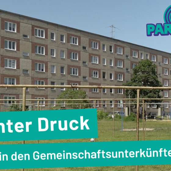 Wohnkomplex für Flüchtlinge in Neuhardenberg, im Landkreis Märkisch Oderland